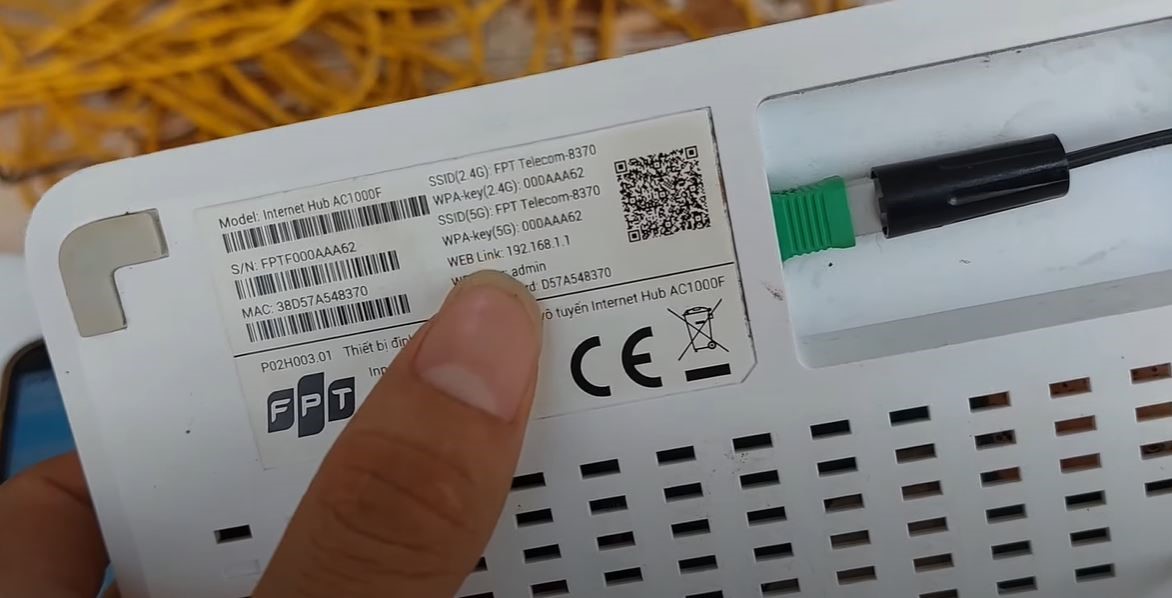 Doi mat khau Modem WiFi 1